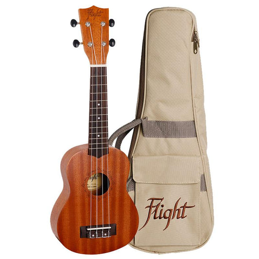 Flight NUS310 Soprano Ukulele Sapele With Bag