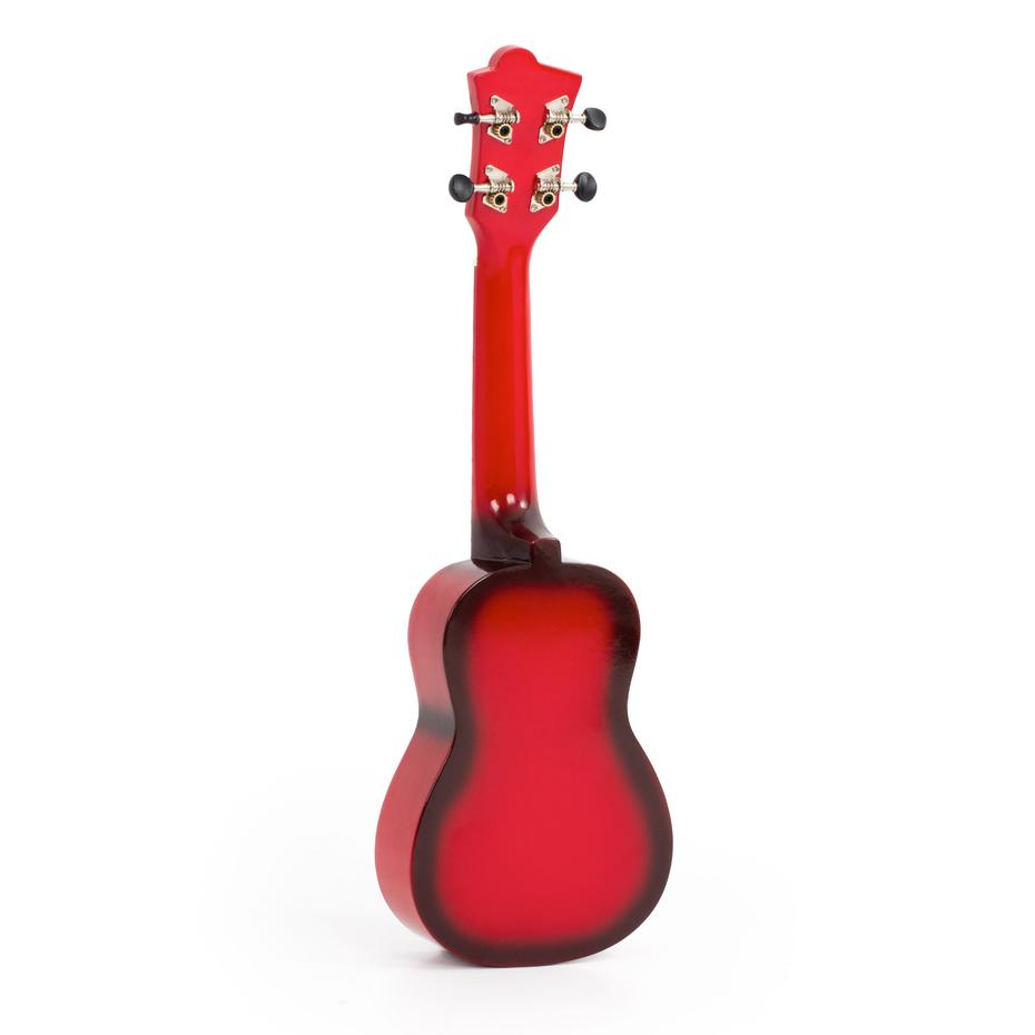 Octopus Soprano Ukelele Red Burst