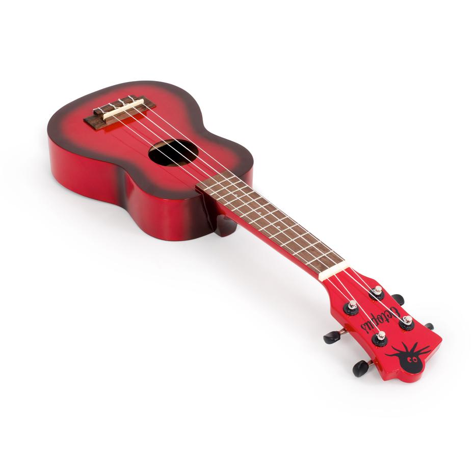 Octopus Soprano Ukelele Red Burst