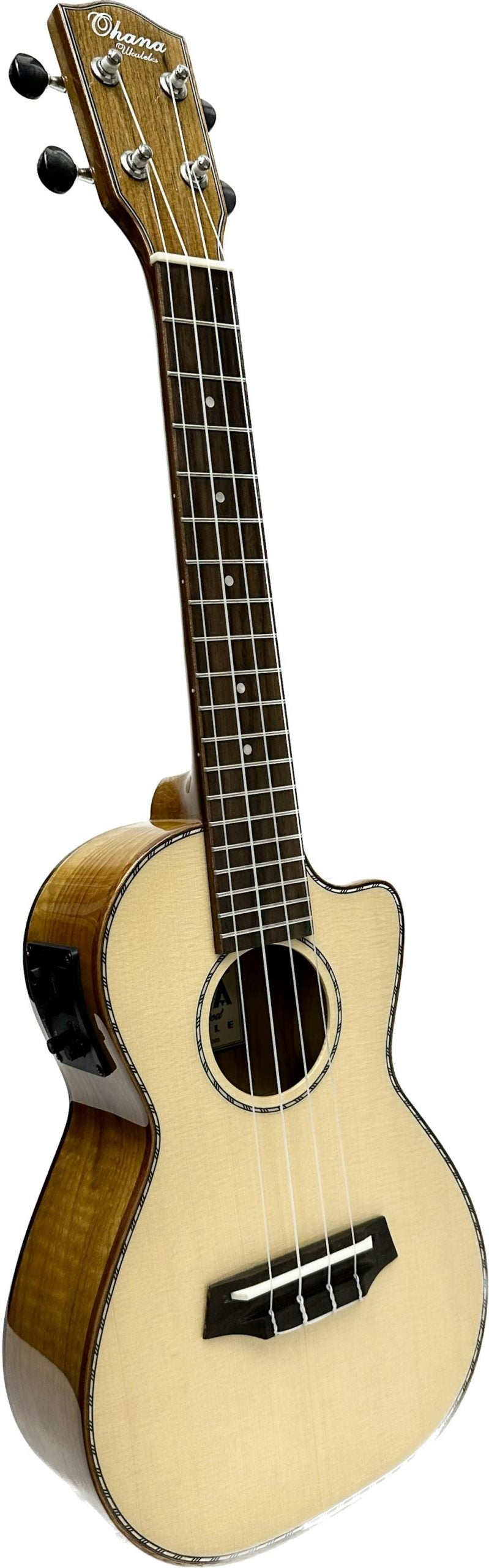 Ohana CK-70WGCE Concert Cutaway Electro Ukulele