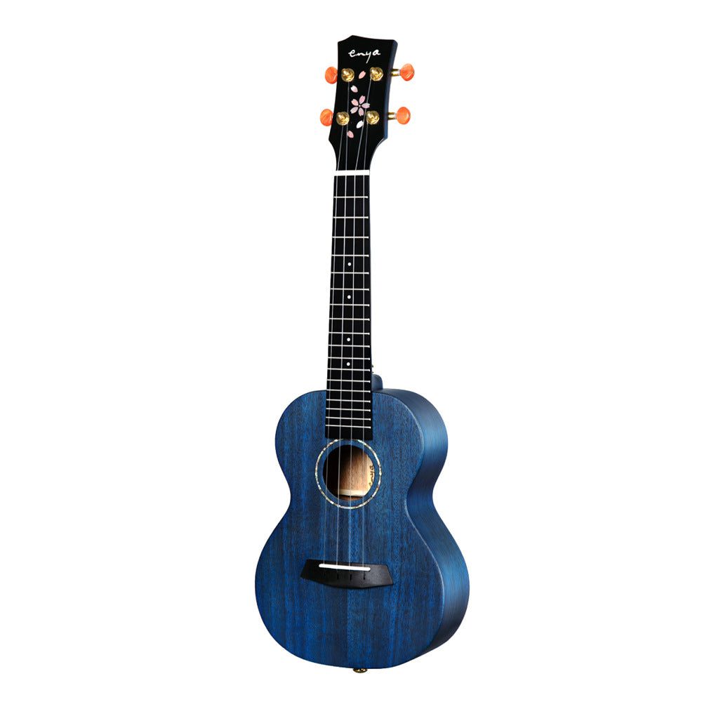 Enya EUC-MS Blue All Solid Mahogany Concert Ukulele complete with Gig-Bag