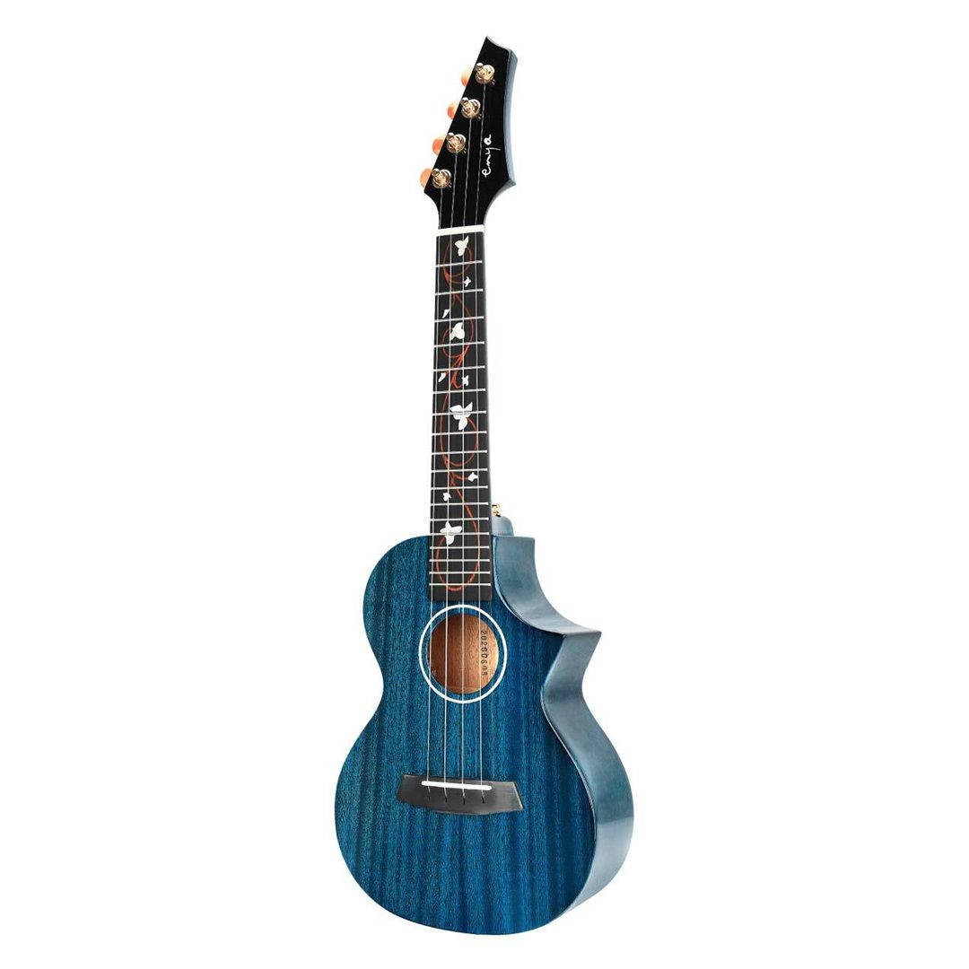 Enya EUT-M6 Blue All Solid Mahogany Tenor Ukulele