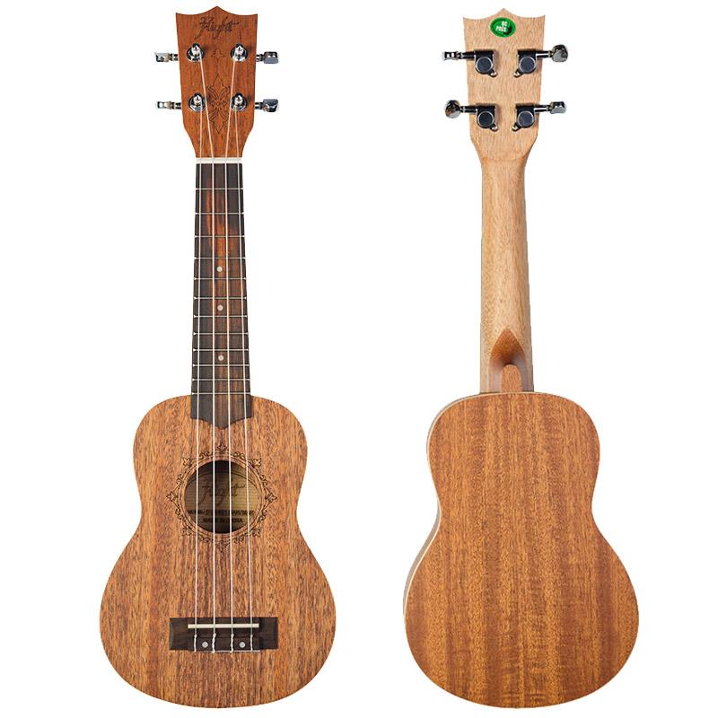 Flight DUS321 Soprano Ukulele Mahogany With Bag