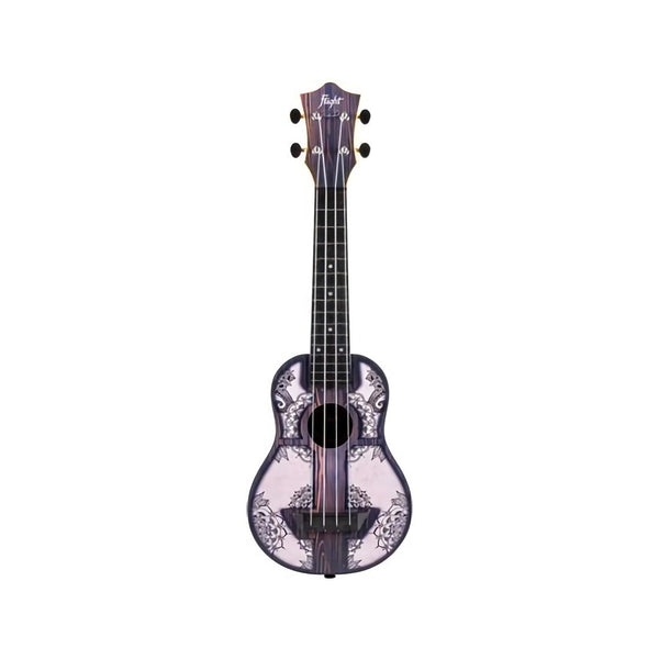 Flight TUS40 Travel Soprano Ukulele - Mandala Wood
