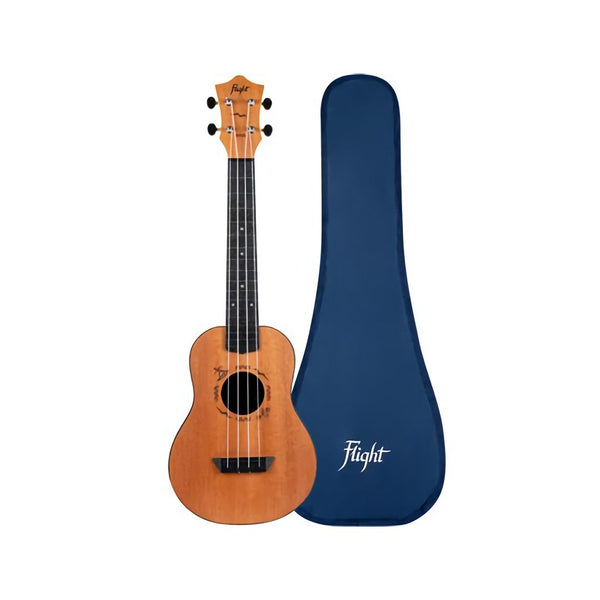 Flight TUC53 Travel Concert Ukulele - Mahogany With Bag