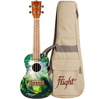 Flight AUC33 Art Concert Ukulele - Jungle