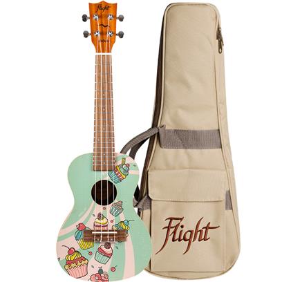 Flight AUC33 Art Concert Ukulele Cupcake