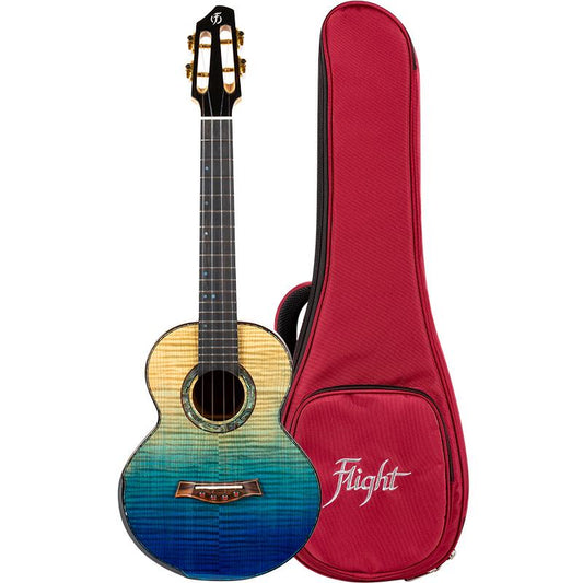 Flight A10 All Solid Tenor Ukulele - Flamed Maple