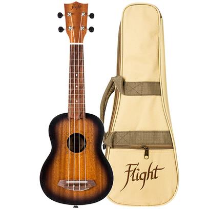 Flight Gemstone NUS380 Soprano Ukulele - Amber