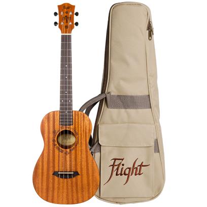 Flight DUB38 Baritone Electro Ukulele Mahogany