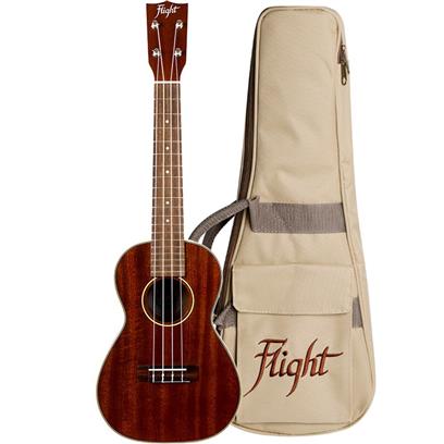 Flight MUC-2 Heritage All Solid Concert Ukulele With Bag