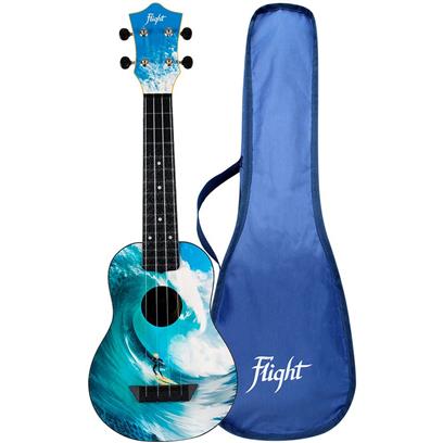 Flight TUS25 ABS Travel Ukulele Surf With Cover