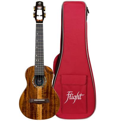 Flight Spirit All Solid Concert Ukulele With Bag