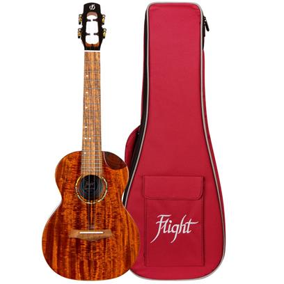 Flight Mustang All Solid Tenor Ukulele With Bag