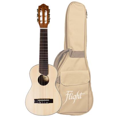 Flight GUT350 Guitarlele - Natural With Bag