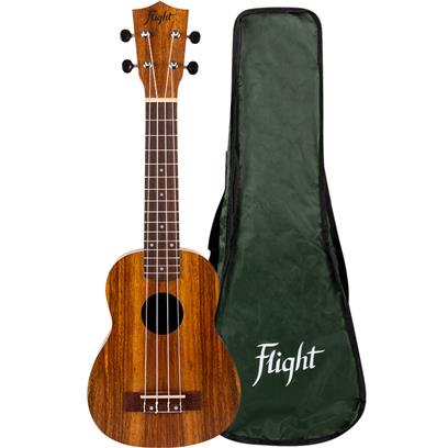 Flight NUS200 Soprano Ukulele Teak