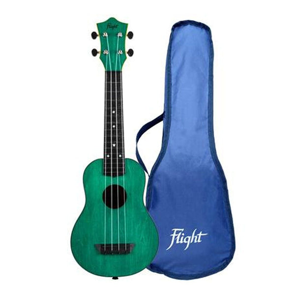 Flight TUS35 Travel Soprano Ukulele - Green