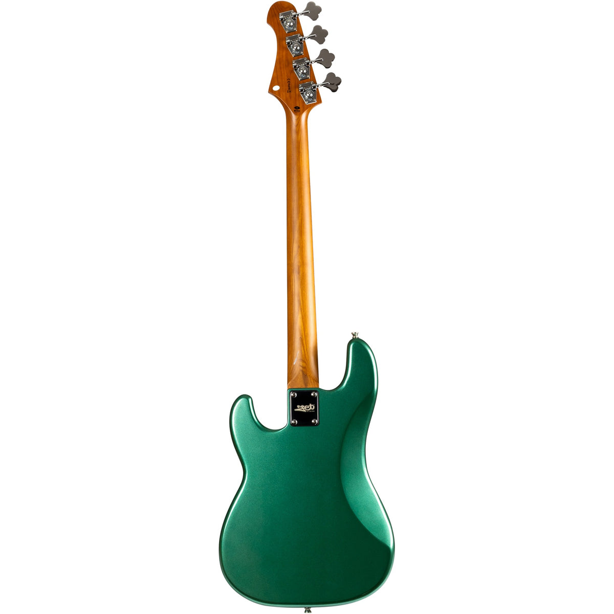 JET JPB300 Bass Guitar - Green - rear view