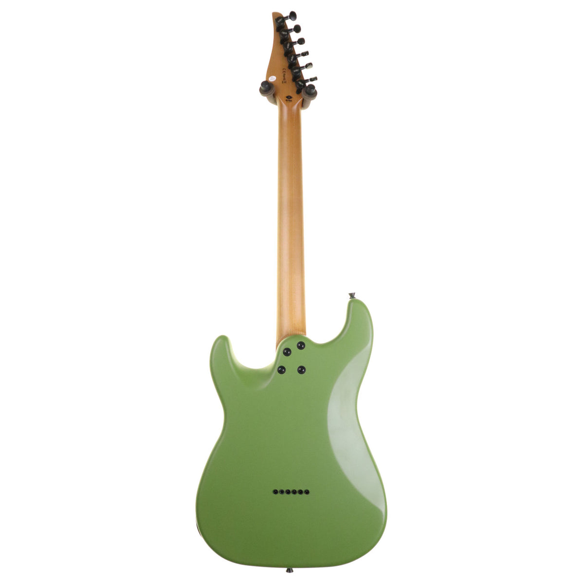 JET JS700 Electric Guitar - Green Satin Bareknuckle Limited Edition - rear view