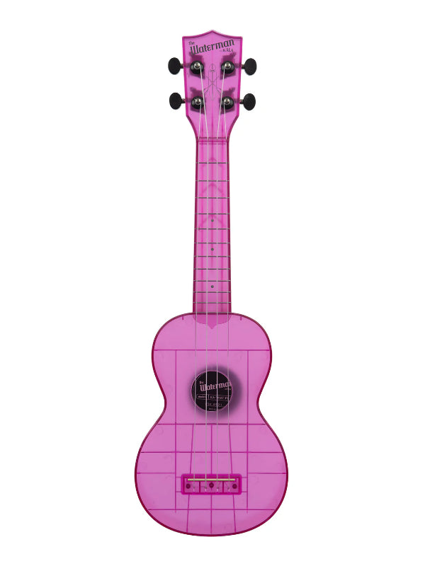 kala KA-WMT-PL-S Amethyst Purple Transparent Soprano Waterman Ukulele