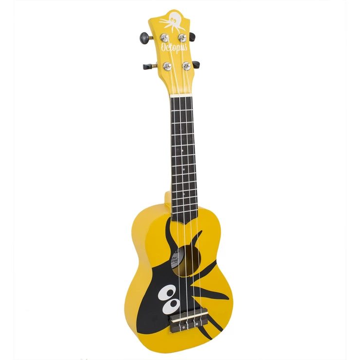 Octopus Kane Series Soprano Ukulele Yellow