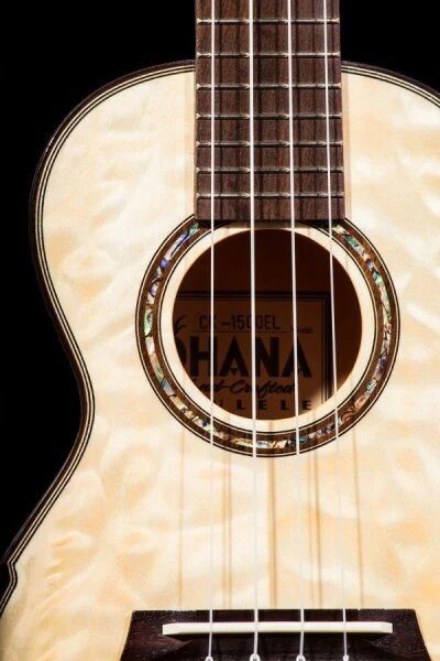 ohana-quilted-eucalyptus-concert-ukulele-CK-150QEL-soundhole-details_2000x