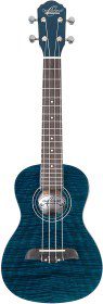 Oscar Schmidt OU2FTR-A-U Concert Ukulele Transparent Blue