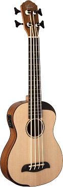 Oscar Schmidt OUB500K Electro Acoustic Bass Ukulele Satin Natural