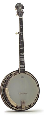 Ozark 5-string banjo antiqued bronze finish