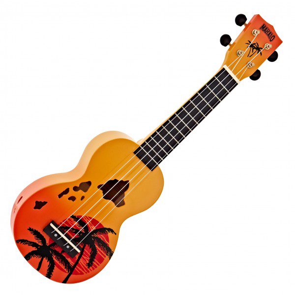 Mahalo Soprano Ukulele Hawaiian Orange