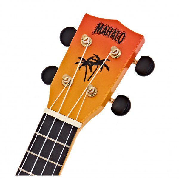 Mahalo Soprano Ukulele Hawaiian Orange