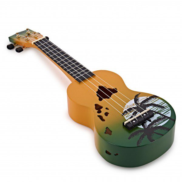 Mahalo Soprano Ukulele Hawaiian Green