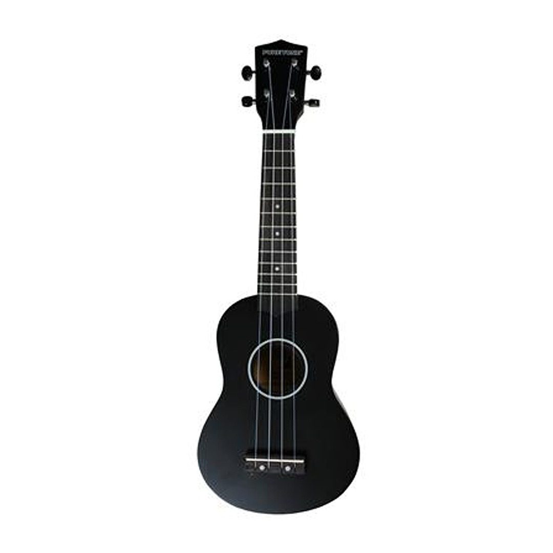 Pure Tone Soprano Ukulele Black Pack KUS15