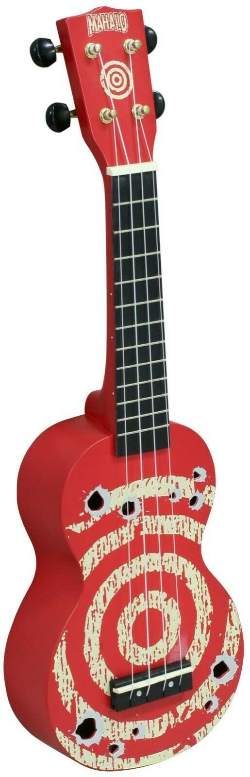 Mahalo Soprano Ukulele Target Red