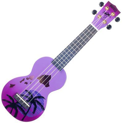 Mahalo Soprano Ukulele Hawaiian Purple